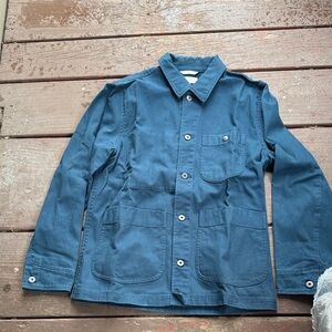 Men's Classic Blue Shirt Jacket